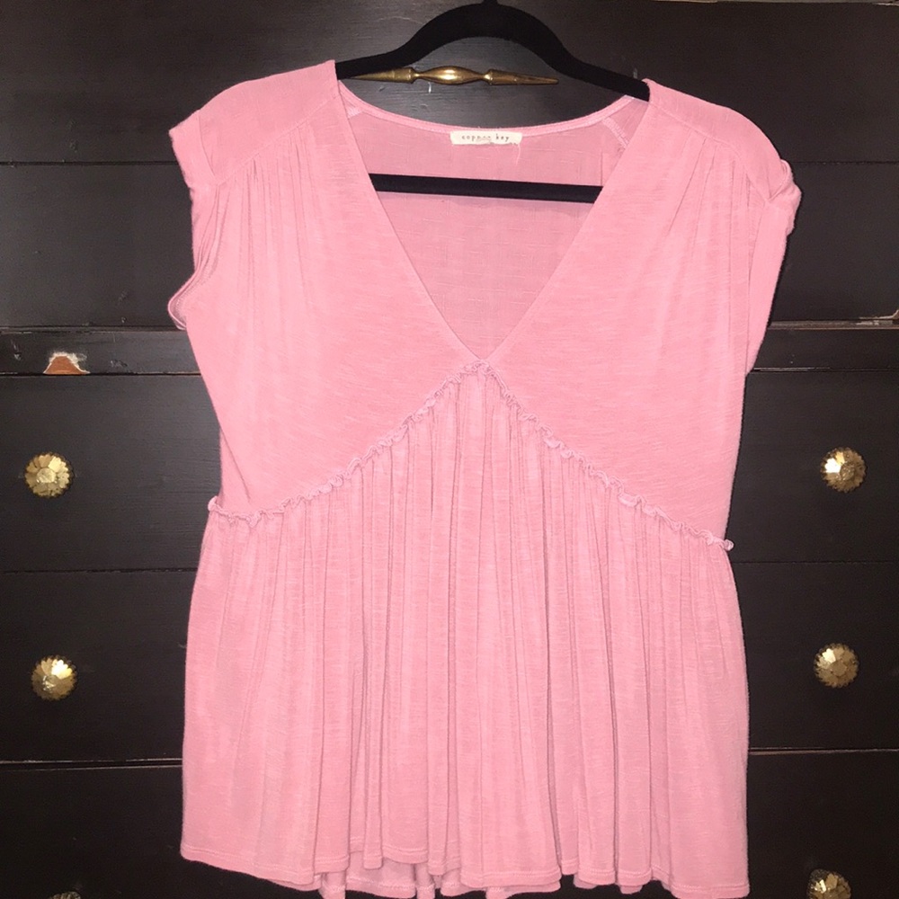 pink blouse